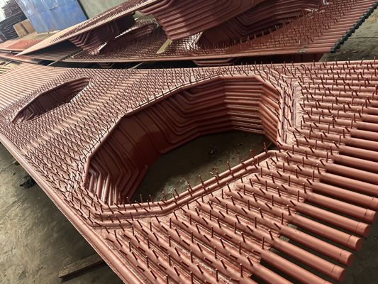 Паровой котел с мембранной водяной стенкой для покраски под высоким давлением с высокой гибкостью